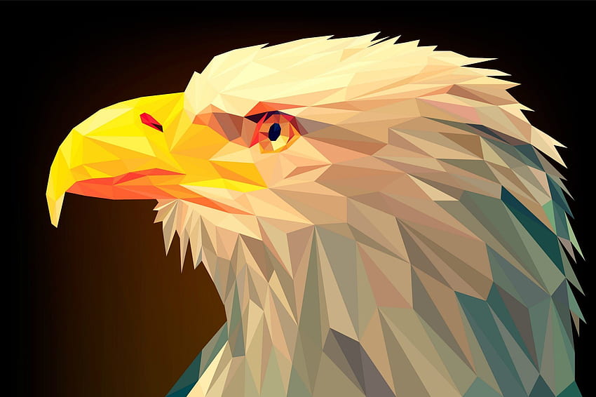 Eagle Art Geometric Art Print Bird Print Bird Decor Bald. Etsy in 2021. Art, Visual elements of art, Animal vector art HD wallpaper