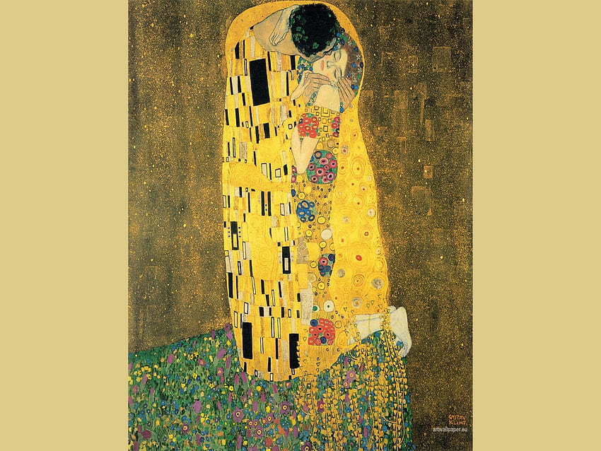 August Klimt The Kiss Mobile Phone Wallpapers - Wallpaper Cave
