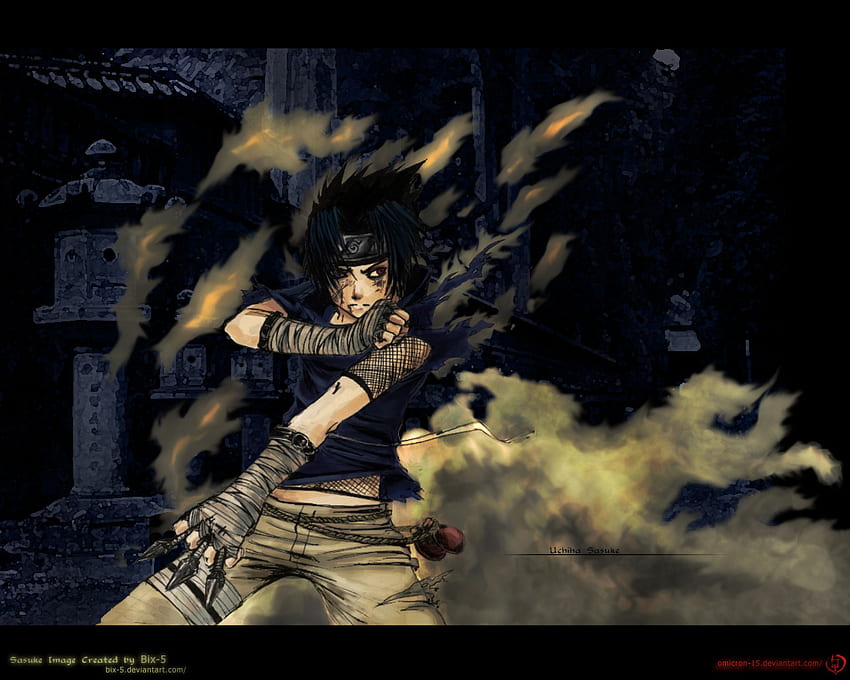 Sasuke, Anime, Ninja, Naruto, Uchiha Sasuke, Manga, dunkel HD-Hintergrundbild