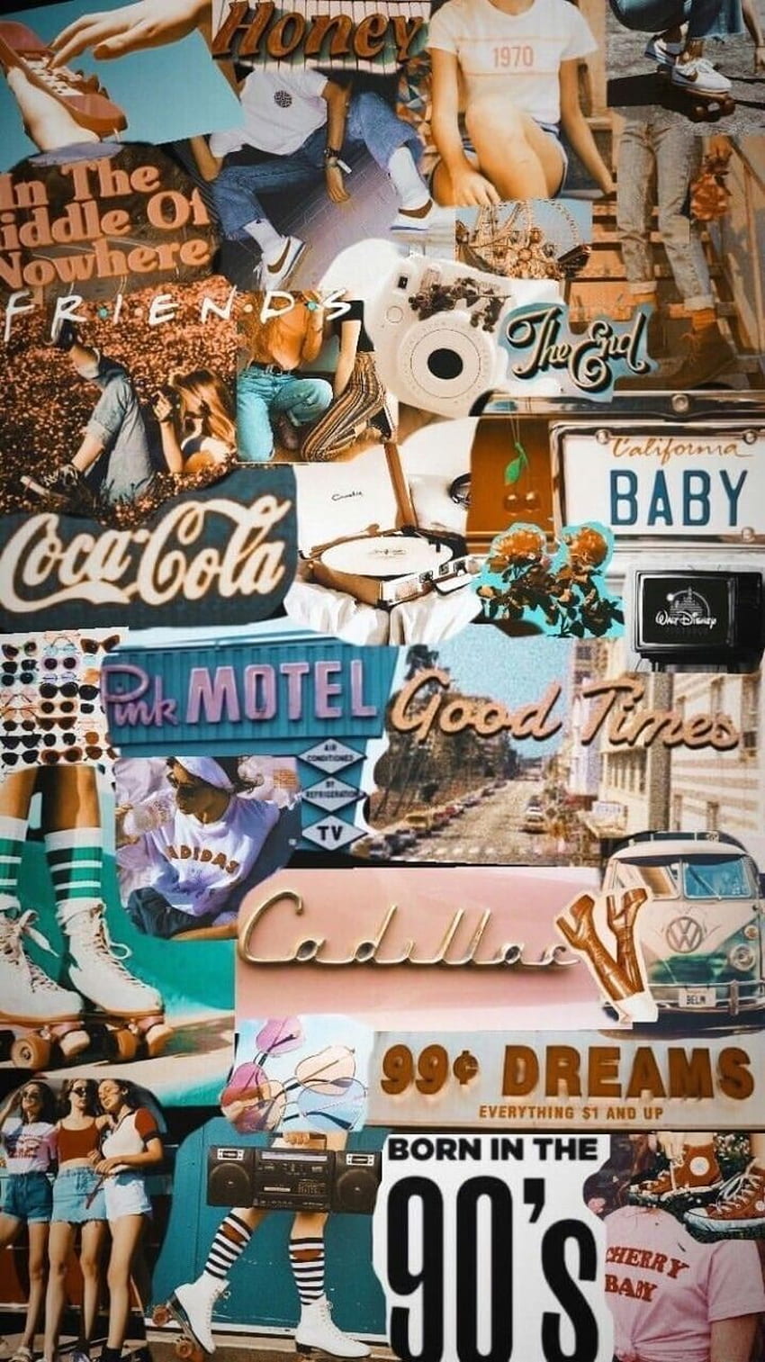 about love in vintage summer, Summer Collage HD phone wallpaper