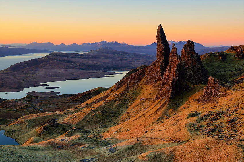 Isle Of Skye - Scotland, Isle Of Skye, Inner Hebrides, Scotland, The Old Man Of Storr, Scottish Highlands HD wallpaper