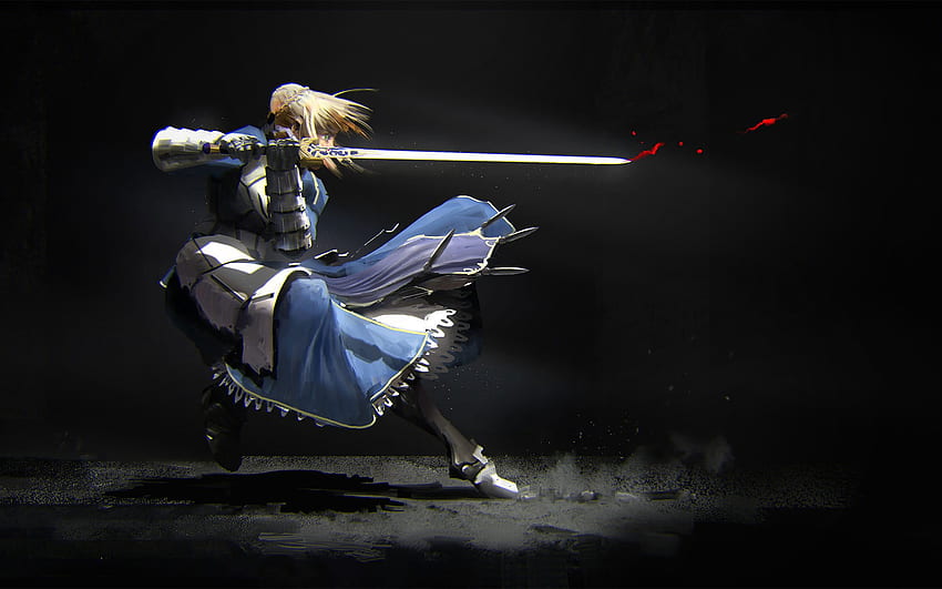 Saber Alter digital wallpaper, Fate Series, Fate/Stay Night, anime