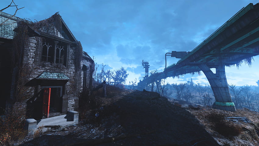 Fallout 4 Casa espeluznante fondo de pantalla