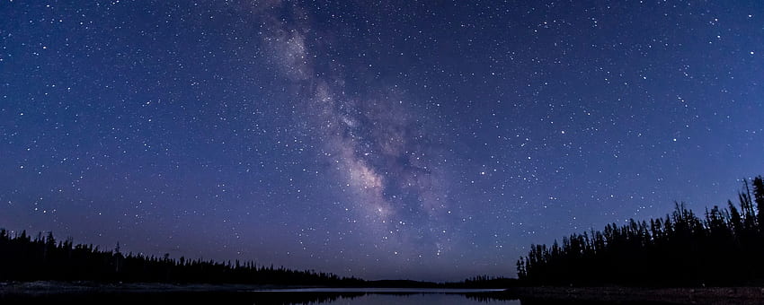 cielo notturno, stelle, cielo stellato ultrawide, Sky Ultra Wide 2560X1080 Sfondo HD