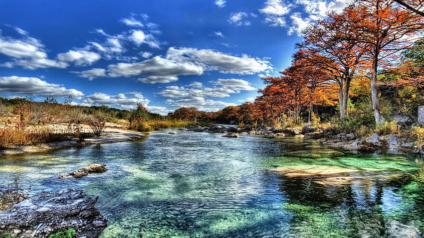 Rzeka Frio w Garner Stae Park w Teksasie r 1696018, wybrzeże Teksasu Tapeta HD