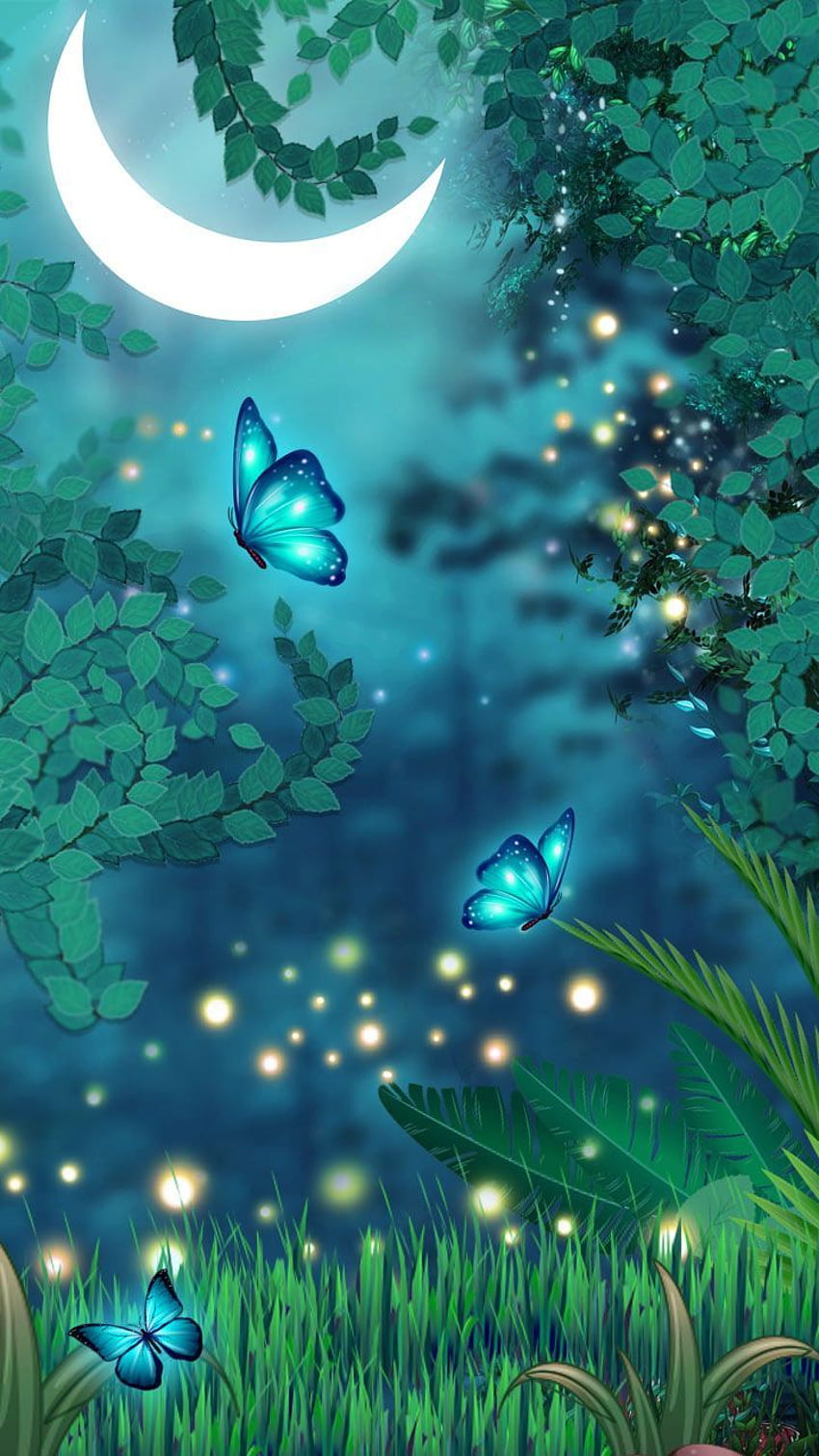 Maria Adélia Coelho on Paradise. Scenery , Butterfly background, Beautiful background, Moon Butterfly HD phone wallpaper