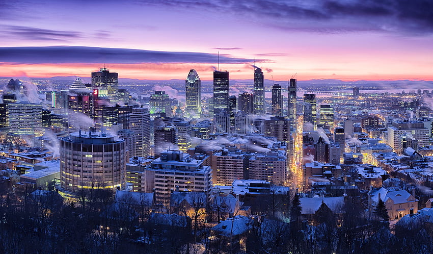 What to do in Montreal, when to visit, where to stay, best places, Montreal Skyline HD wallpaper