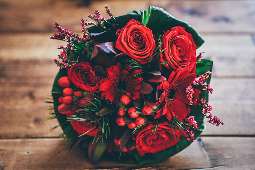 Blumen, Rosen, Blumenstrauß, Komposition HD-Hintergrundbild
