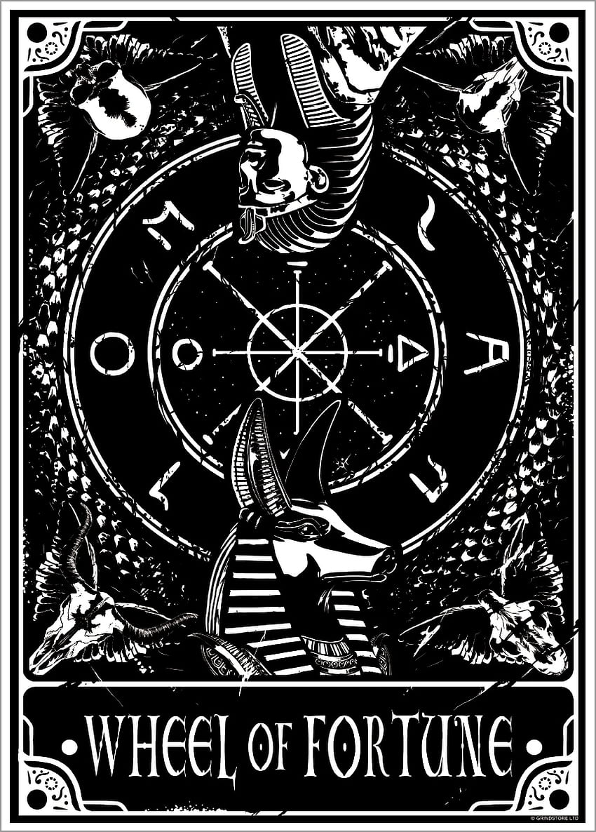 Deadly Tarot Wheel Of Fortune Mini Poster – Grindstore Wholesale. Wheel of fortune, Wheel of fortune tarot, Tarot HD phone wallpaper
