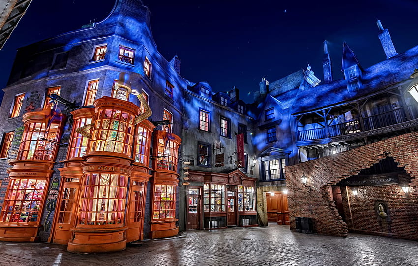 Orlando, Harry Potter, Universal Studios, Diagon Alley for , seção город papel de parede HD