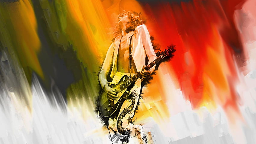 Jimmy Page For Sherpa Land HD wallpaper