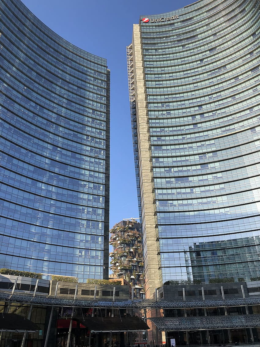: skyscraper, city, milan, milano, architecture, Milan Skyline HD phone wallpaper