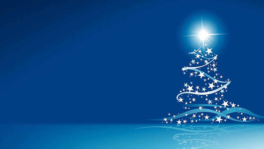Dark Blue Christmas Tree. Boomers Leading Change HD wallpaper