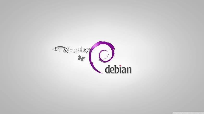 Debian Logo Morado grey Ultra Background for U TV : Multi Display, Dual Monitor : Tablet : Smartphone, Debian HD wallpaper
