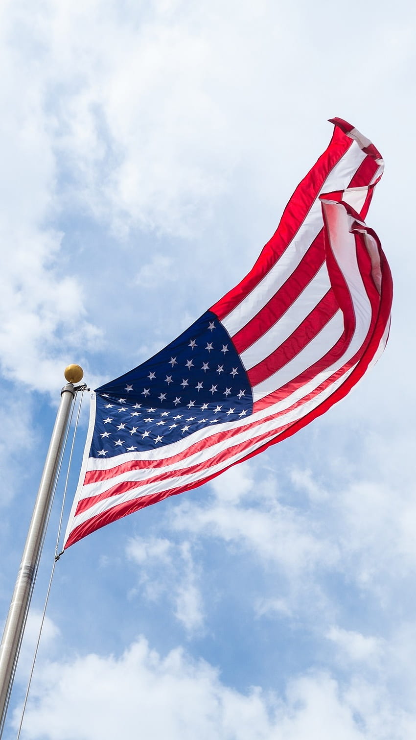 Memorial Day 2022, USA Flag, Sky Blue, Background HD phone wallpaper