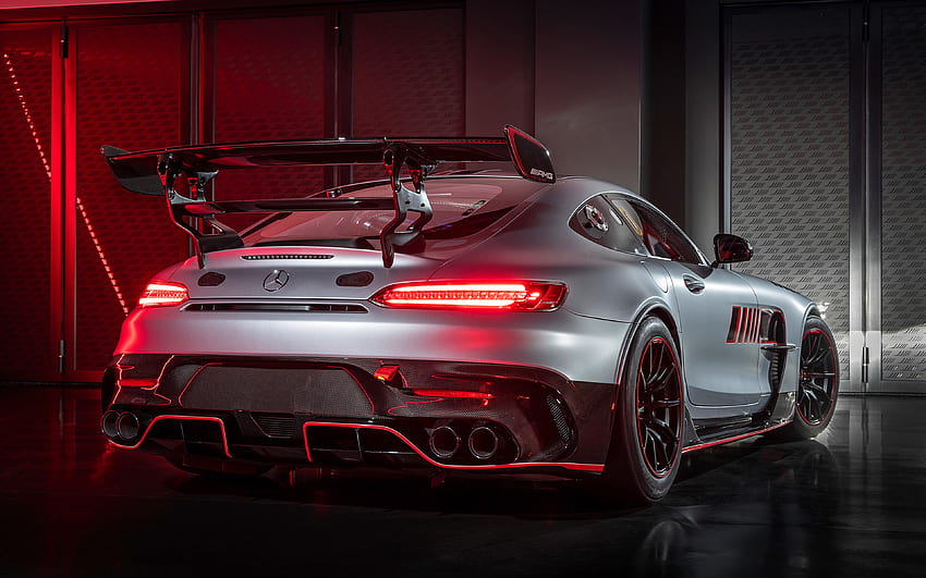 2023, Mercedes-AMG GT Track Series, , rear view, exterior, tuning Mercedes-AMG GT, supercar, German sports cars, german cars, Mercedes-Benz HD wallpaper
