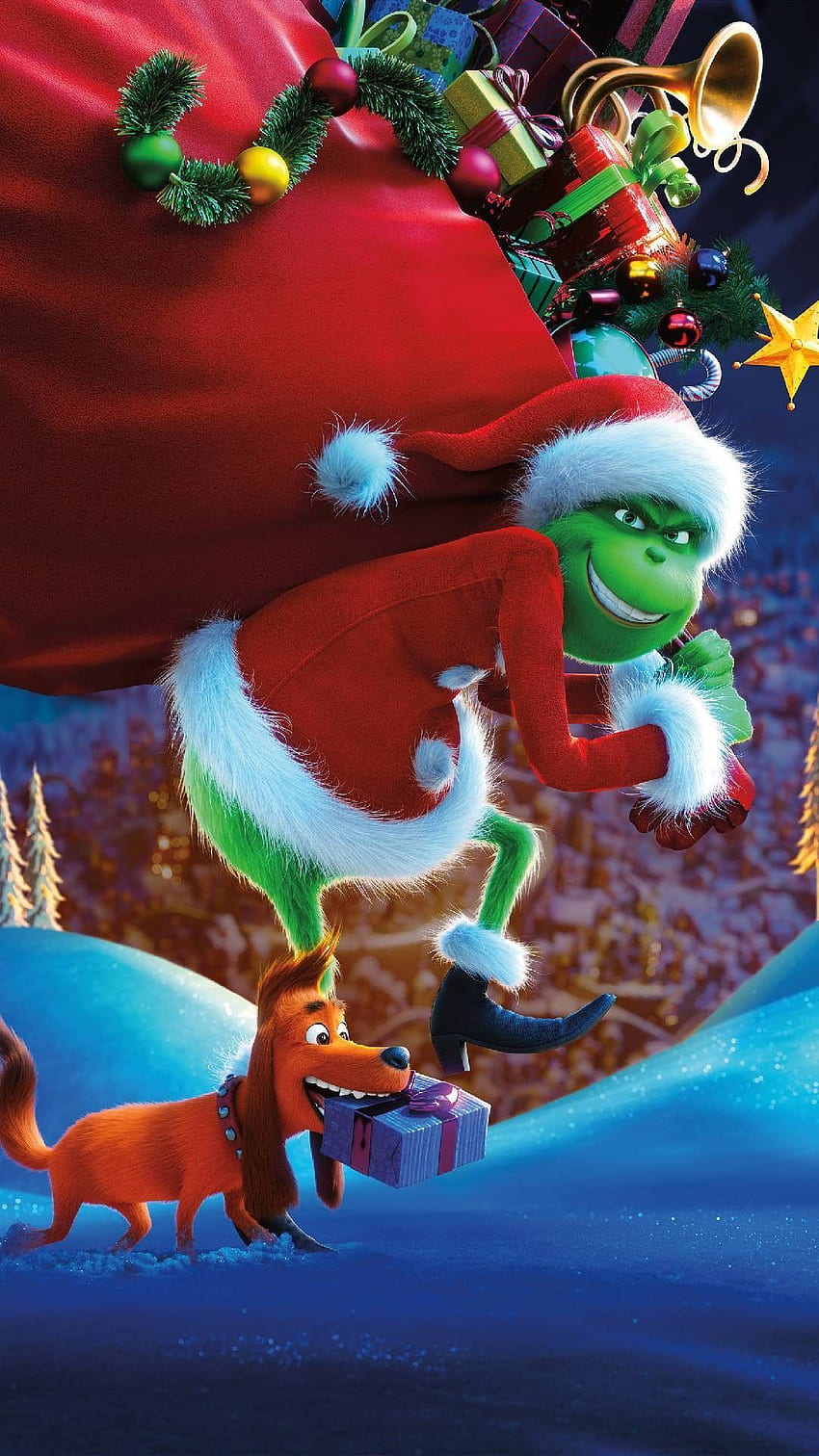 Wallpaper ID 321012  Movie The Grinch Phone Wallpaper Christmas  1440x2960 free download
