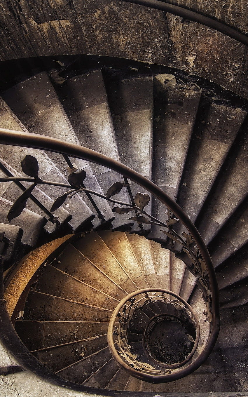 Spiral Stairs, Staircase for Google Nexus 10 HD phone wallpaper