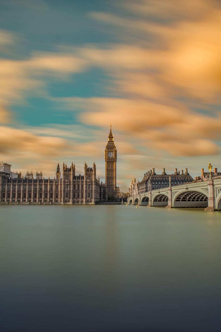 Großbritannien, Städte, Flüsse, London, Big Ben, Brücke, Panorama, Vereinigtes Königreich HD-Handy-Hintergrundbild