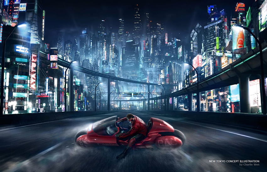 Futuristic city : Cyberpunk, Akira Neo Tokyo HD wallpaper