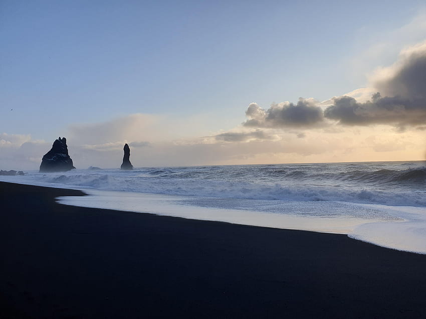 Reynisfjara Plajı, İzlanda HD duvar kağıdı