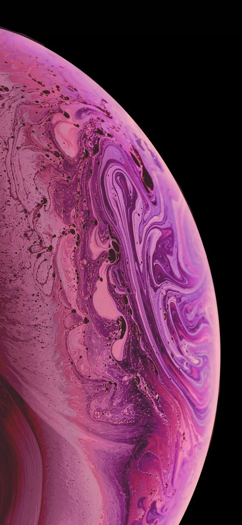 Planète rose iPhone XsMax - Fond d'écran de téléphone HD