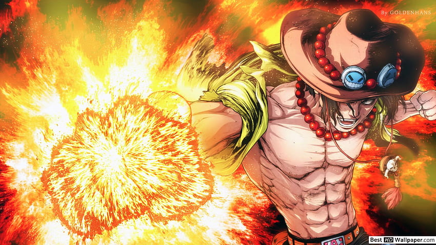 One Piece - Ateş Yumruğu Portgas D. Ace HD duvar kağıdı