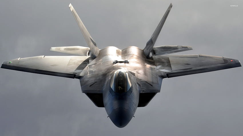 Lockheed Martin F 22 Raptor Vorderansicht Flugzeug, F-22 HD-Hintergrundbild
