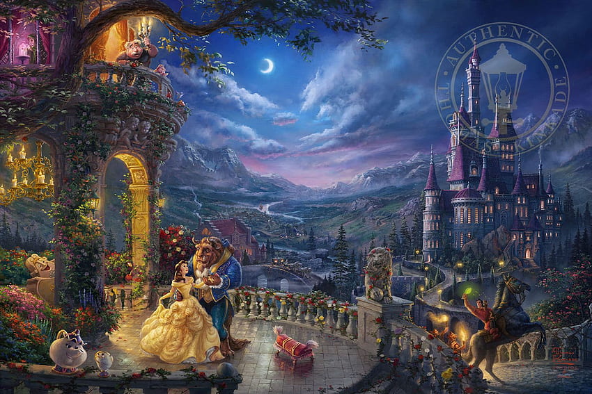Disney, Thomas Kinkade Disney HD wallpaper