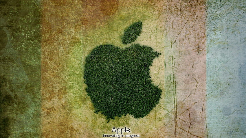 brand, company, apple, mac, green, line Full Background, Apple Brand HD wallpaper