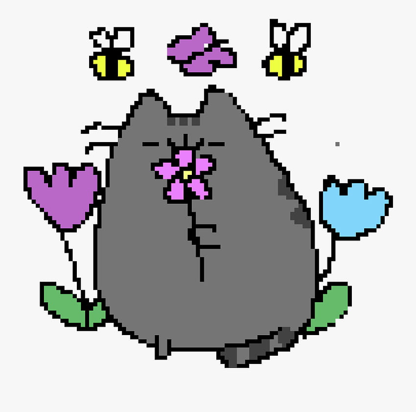 Pusheen Cat Spring - Illustration, Clipart Transparent Fond d'écran HD