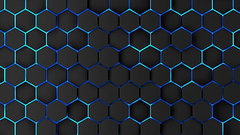 Blue abstract honeycomb background with curve foreground Wallpaper and  texture  stock vector 1218040  Crushpixel