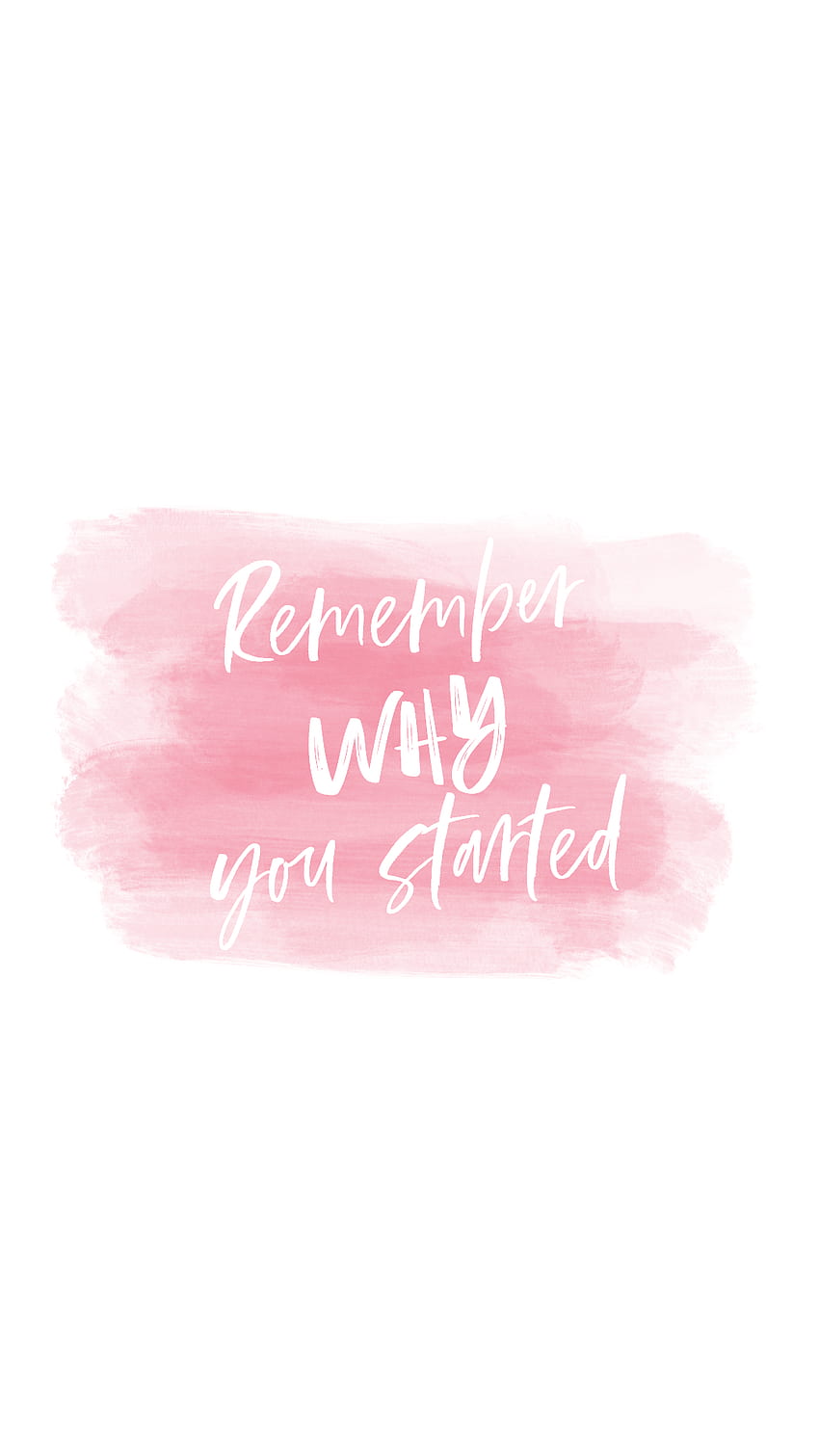 Lembre-se por que você começou - . Lembre-se por que você começou, Psicologia positiva, Manifestação Papel de parede de celular HD