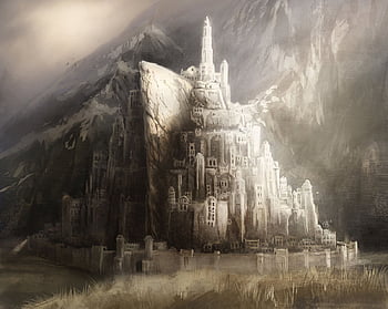 Lord of the Rings Wallpaper: Minas Tirith  Lord of the rings, Fantasy  landscape, Minas tirith