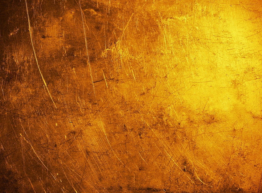 Tekstur Logam Emas, Tekstur Kuning Wallpaper HD