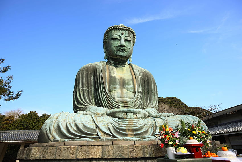 Yun Stock : No. 8938 Kamakura Buda'nın büyük heykeli, Japon Budası HD duvar kağıdı