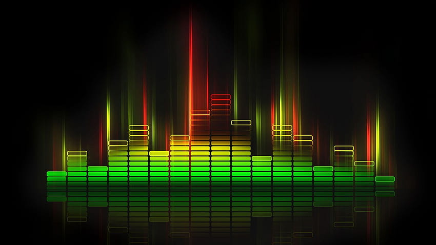 Glowing red dotted sound wave wallpaper Spotted light graph equalizer with  color dodge style background 5534380 Vector Art at Vecteezy