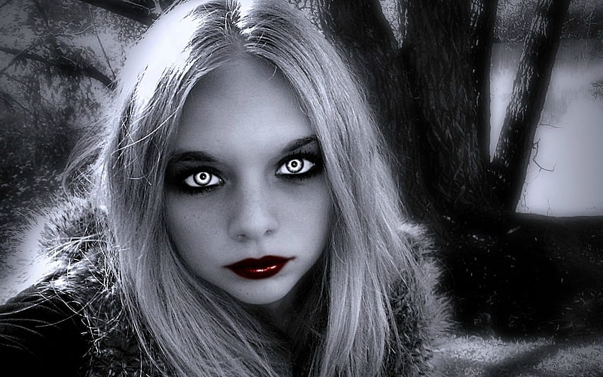 dark horror gothic fantasy vamire women face eyes background [] for your , Mobile & Tablet. Explore Scary Women . Halloween For , Scary HD wallpaper