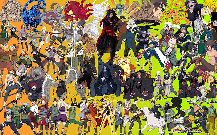 Personajes de Naruto, Todos los Personajes de Naruto fondo de pantalla