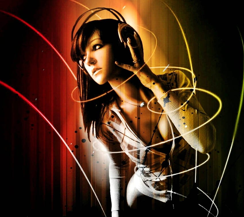 Music Girl HD wallpaper