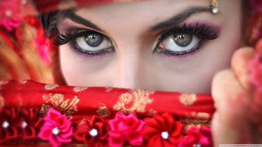Eyes brown arabic chica cara face beautifull . . 433193, Arabic Eyes HD wallpaper