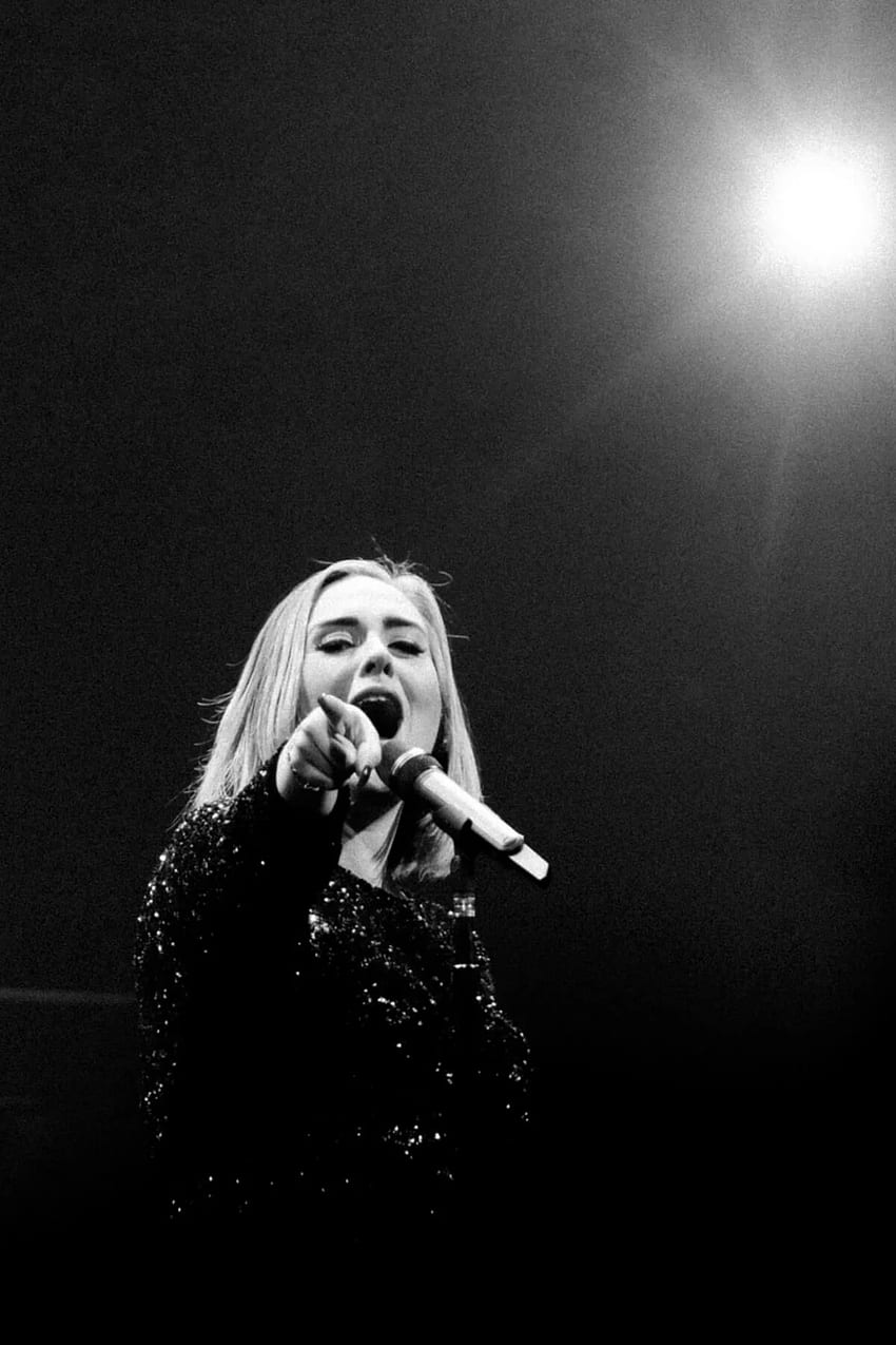 - Adele. Adele , Adele Musik, Adele, Adele Schwarz und Weiß HD-Handy-Hintergrundbild