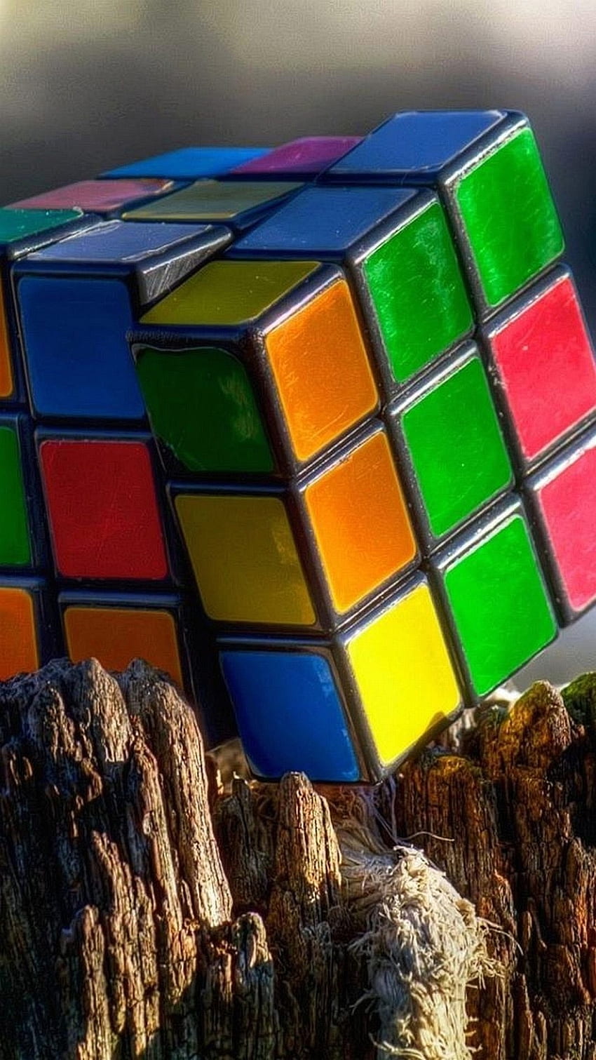 Colorful Rubik's Cube Puzzle iPhone 6 HD phone wallpaper