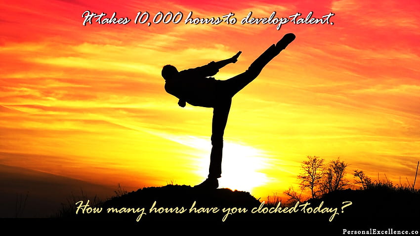 10,000 Hours To Talent - Taekwondo Fondo De Pantalla, Teakwondo HD wallpaper