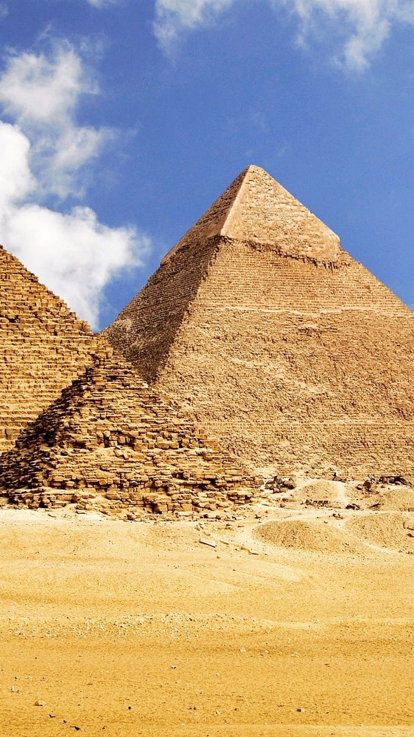 Mesir, piramida, gurun iPhone wallpaper ponsel HD