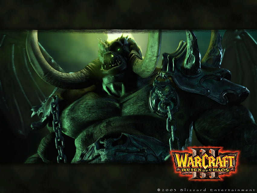 Warcraft 3 Undead - Warcraft 3 Mannoroth,, Warcraft III: the Frozen Throne HD wallpaper