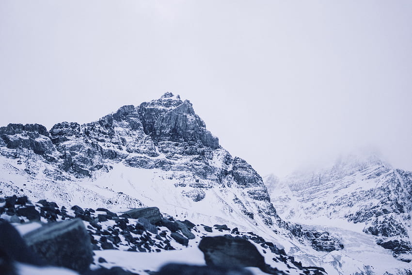 Doğa, Dağlar, Kanada, Athabasca Buzulu HD duvar kağıdı