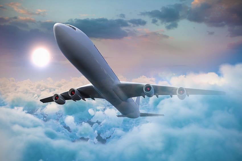 airplane , air travel, airplane, airline, sky, aerospace engineering HD wallpaper