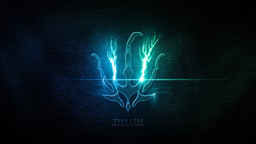 Икона на логото на Thresh League of Legends HD тапет