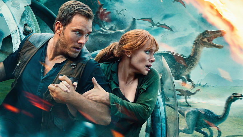 Dunia Jurassic: Kerajaan Jatuh, Chris Pratt, Bryce Wallpaper HD